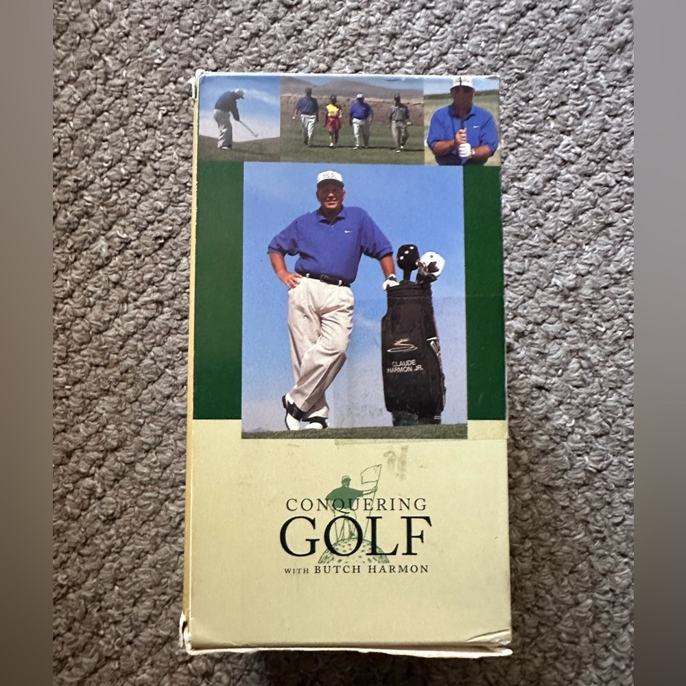 Christmas / Father’s Day! Conquering Golf with Butch Harmon VHS Complete Set